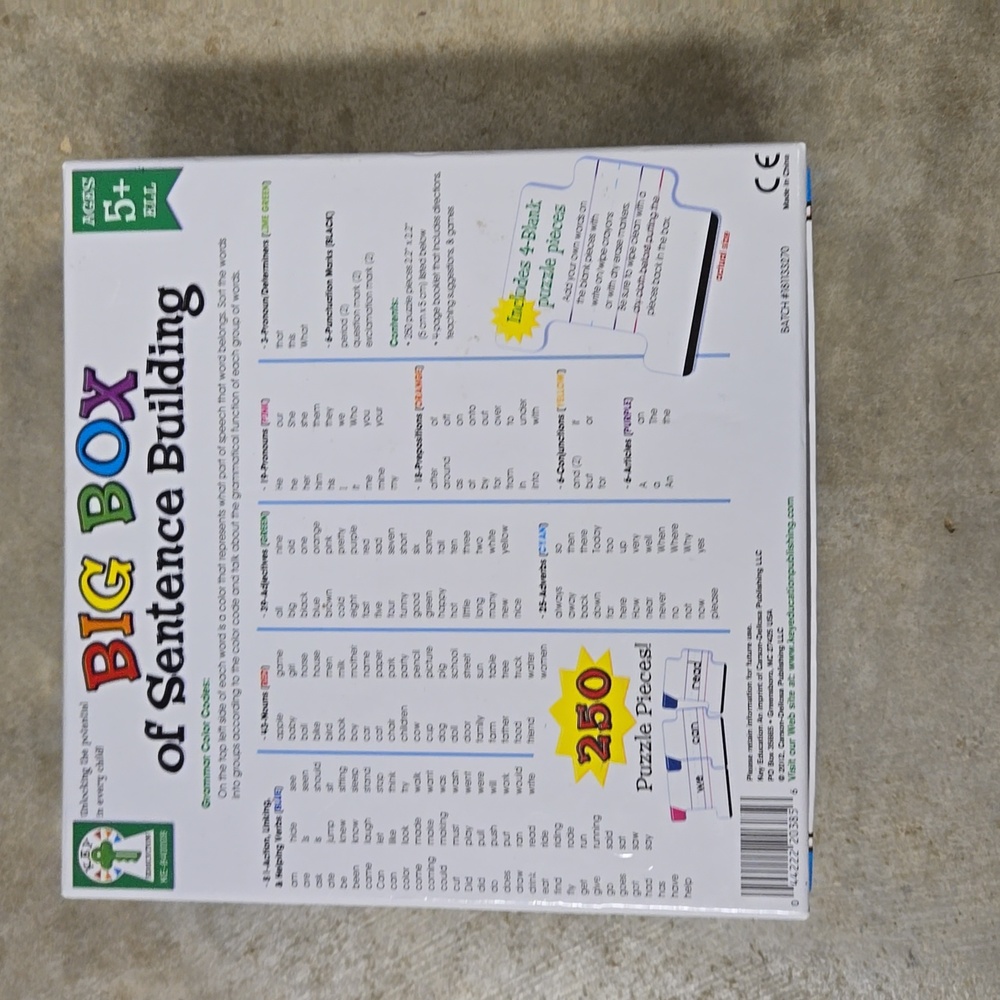 Big Box or Sentence Building - Picture 3 of 3
